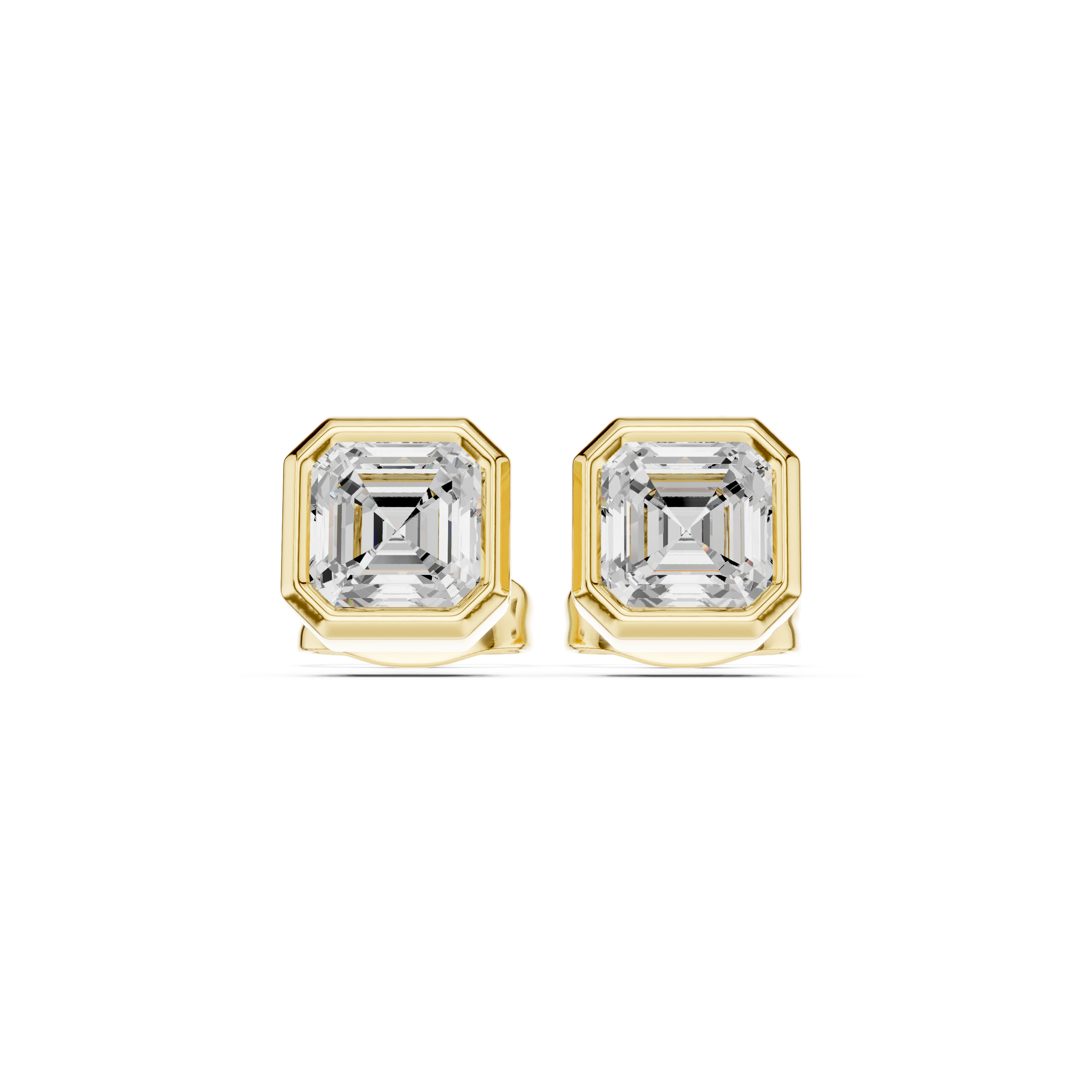 Captivating Asscher Solitaire Lab Grown Diamond Ring