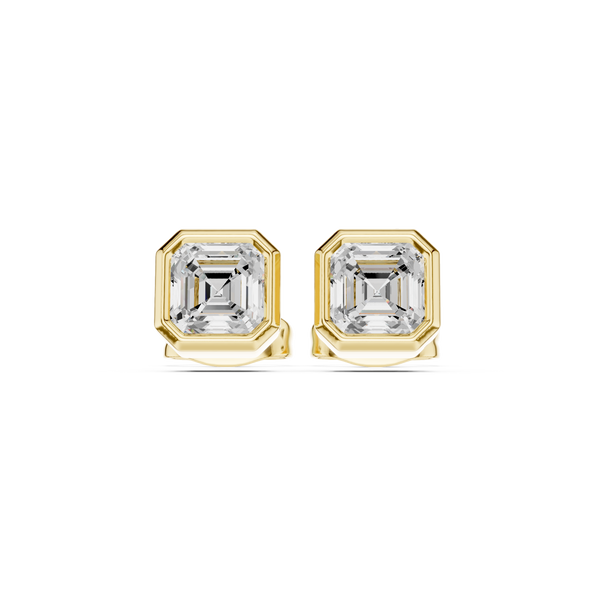 Captivating Asscher Solitaire Lab Grown Diamond Ring