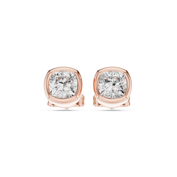1.5 ct Cushion Cut Solitaire Lab Grown Diamond Ring