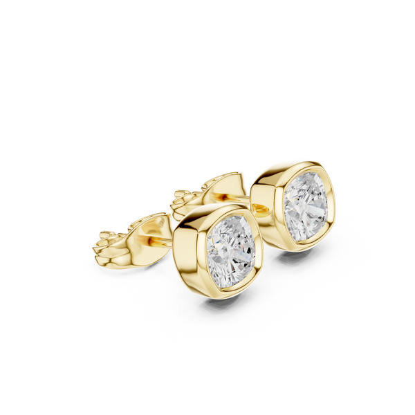 1.5 ct Cushion Cut Solitaire Lab Grown Diamond Ring
