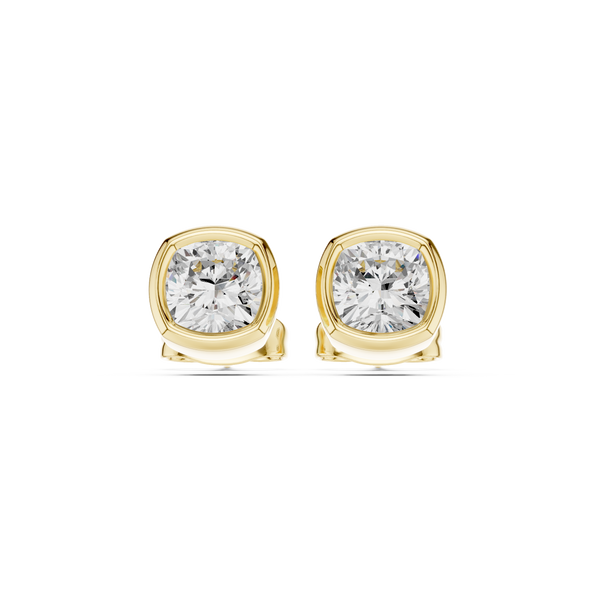 1.5 ct Cushion Cut Solitaire Lab Grown Diamond Ring