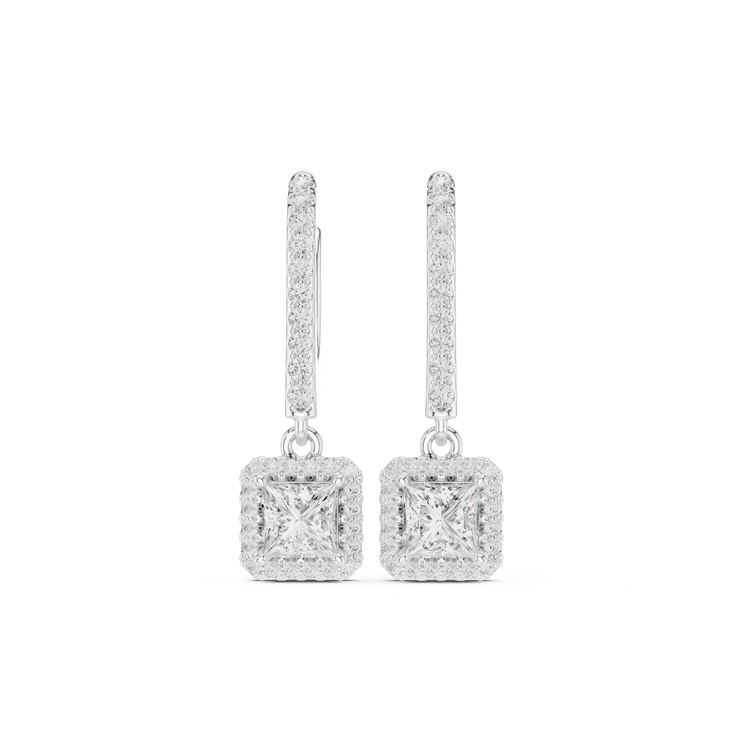 Regal Princess Round Diamond Lab Grown Diamond Earring
