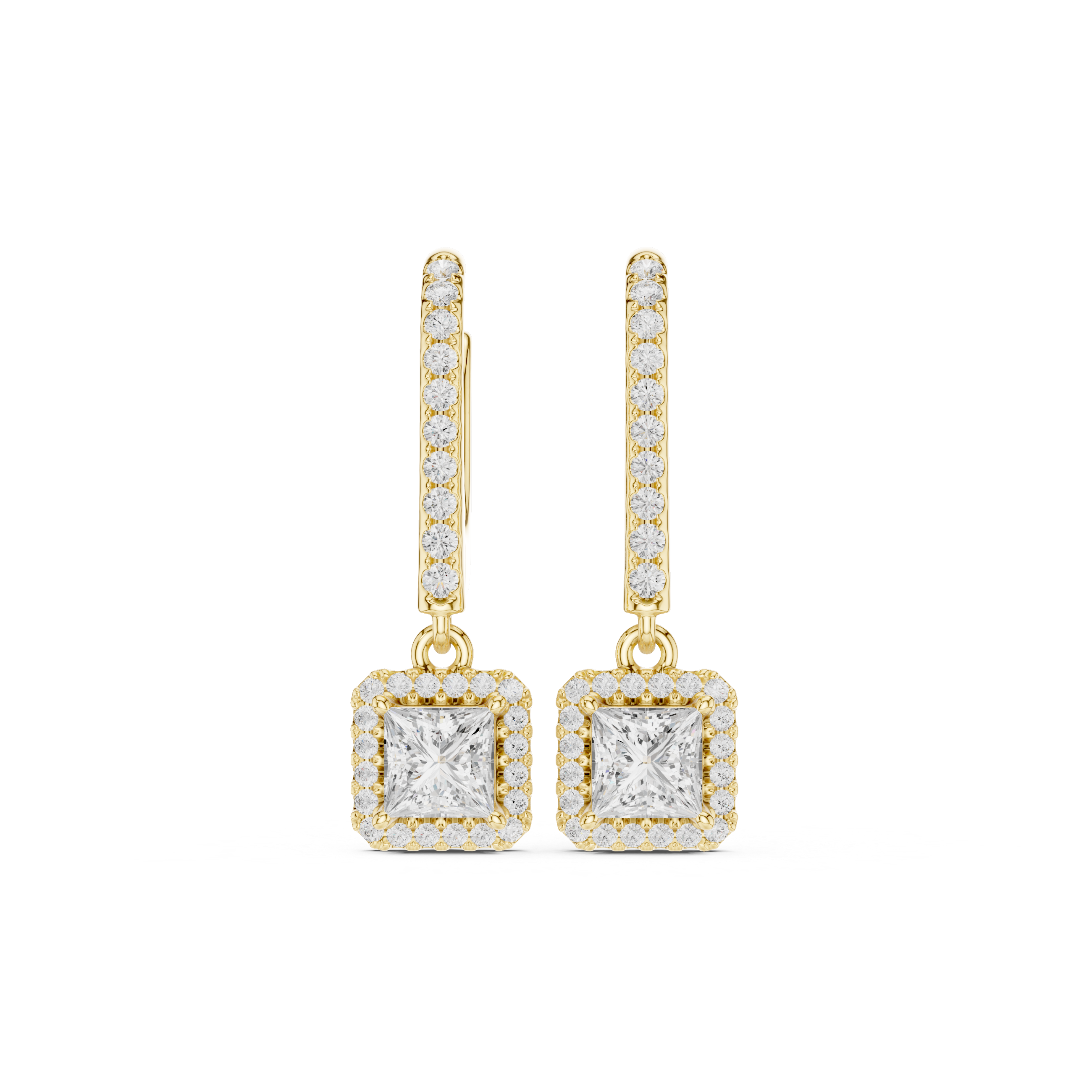 Regal Princess Round Diamond Lab Grown Diamond Earring
