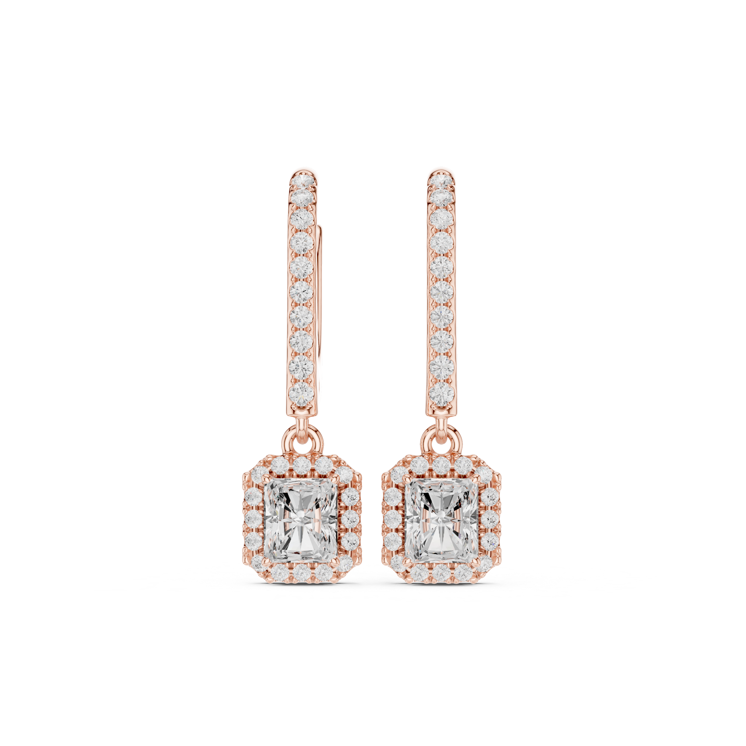 Round Diamond Embrace Lab Grown Diamond Earring