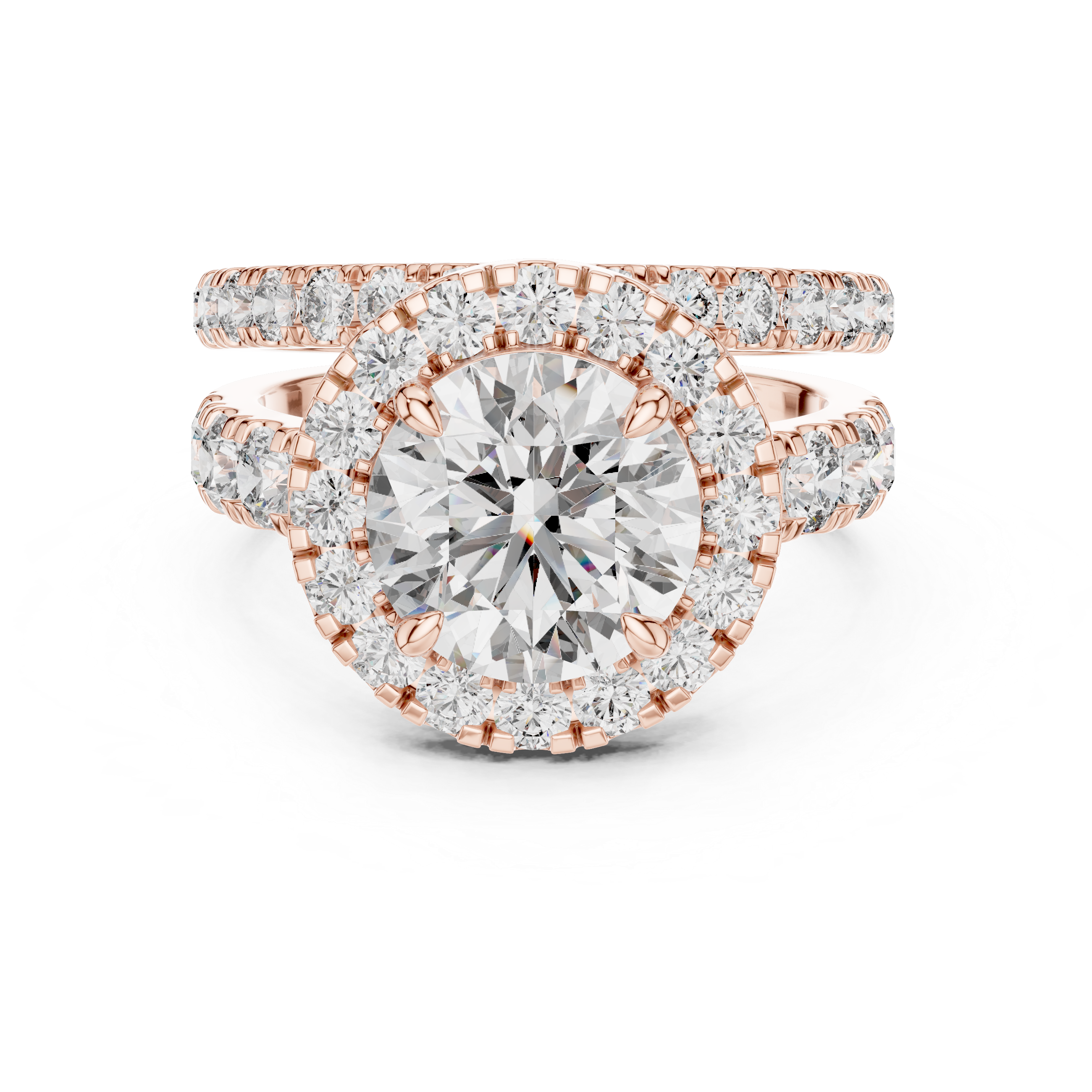 Sleek Flat Band Lab grown diamond Ring