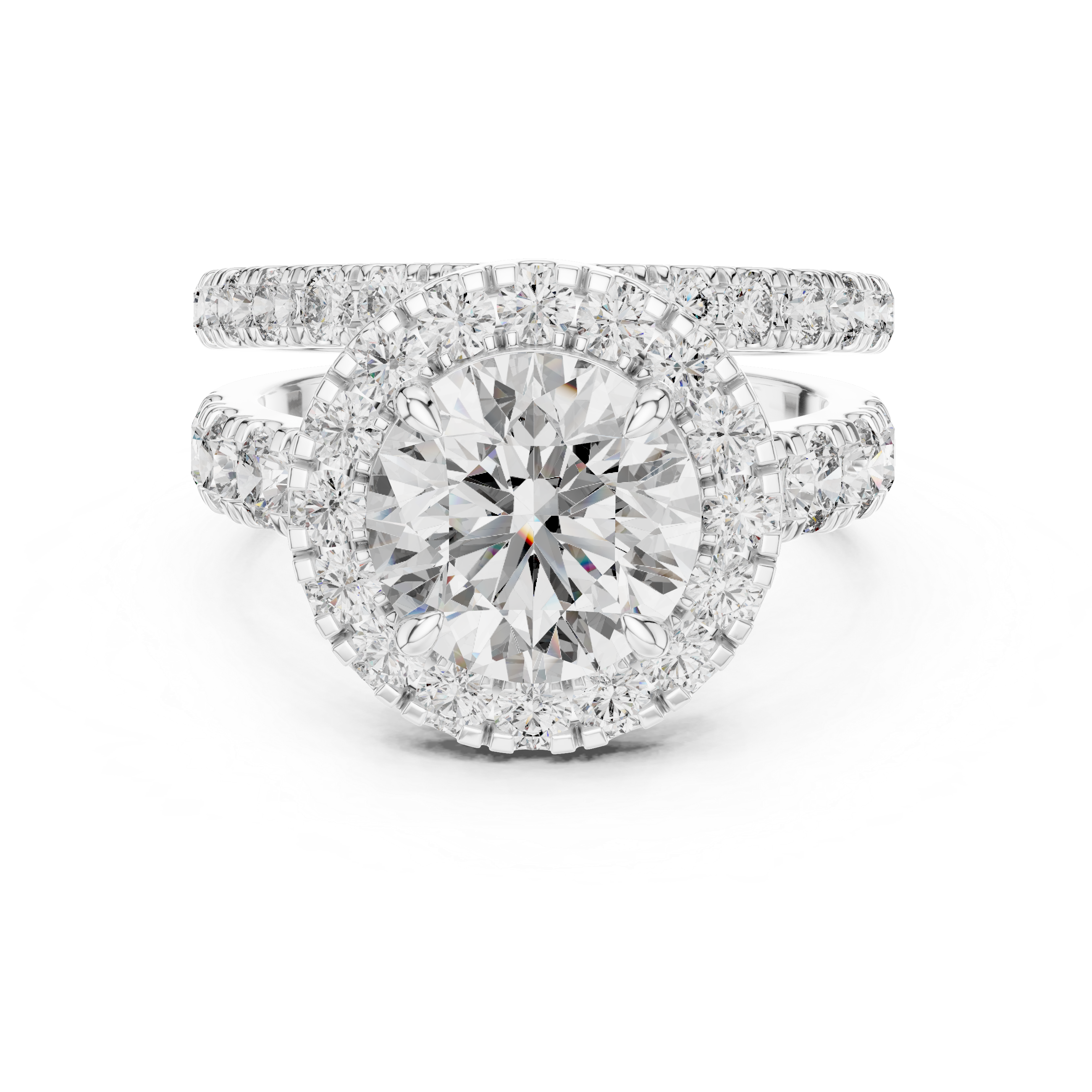 Sleek Flat Band Lab grown diamond Ring