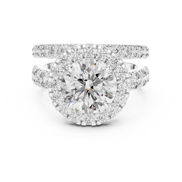 Sleek Flat Band Lab grown diamond Ring
