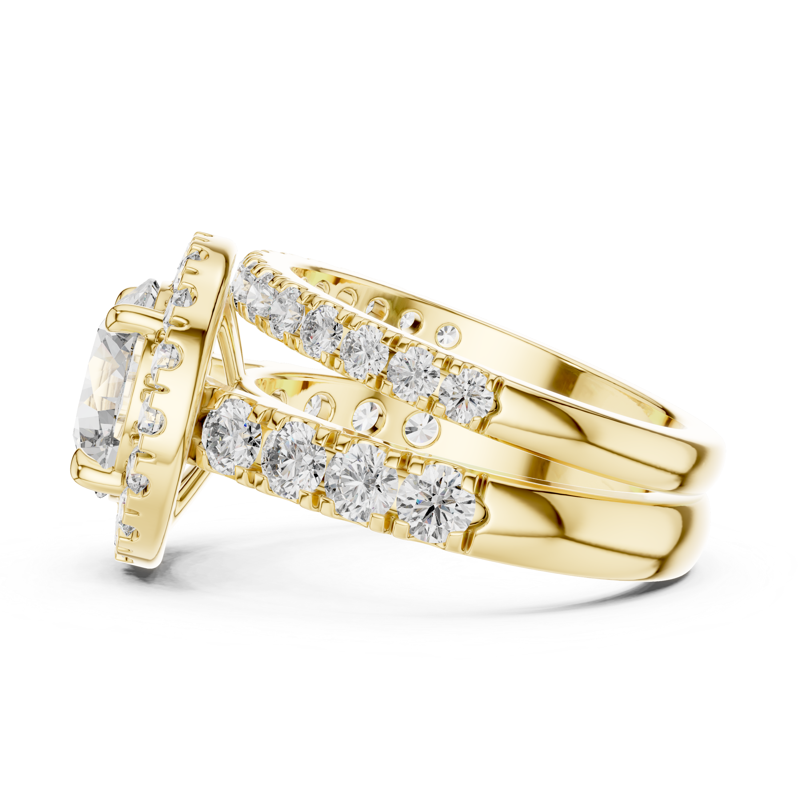 Sleek Flat Band Lab grown diamond Ring