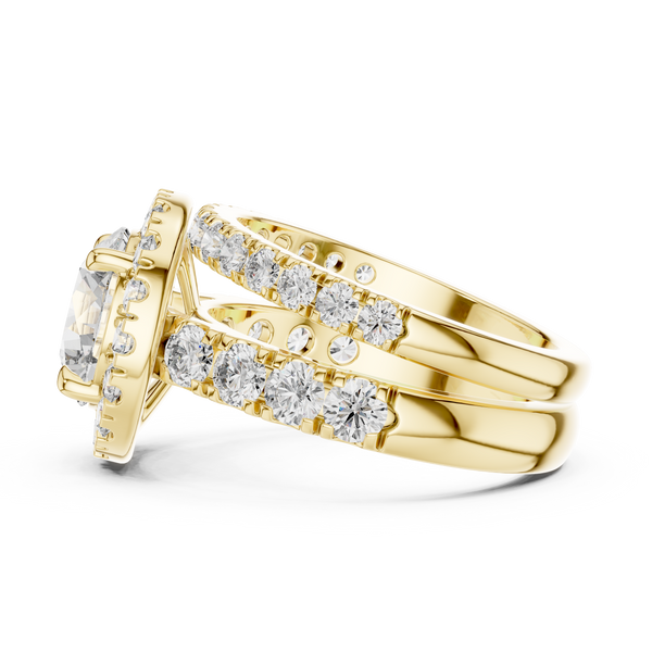 Sleek Flat Band Lab grown diamond Ring