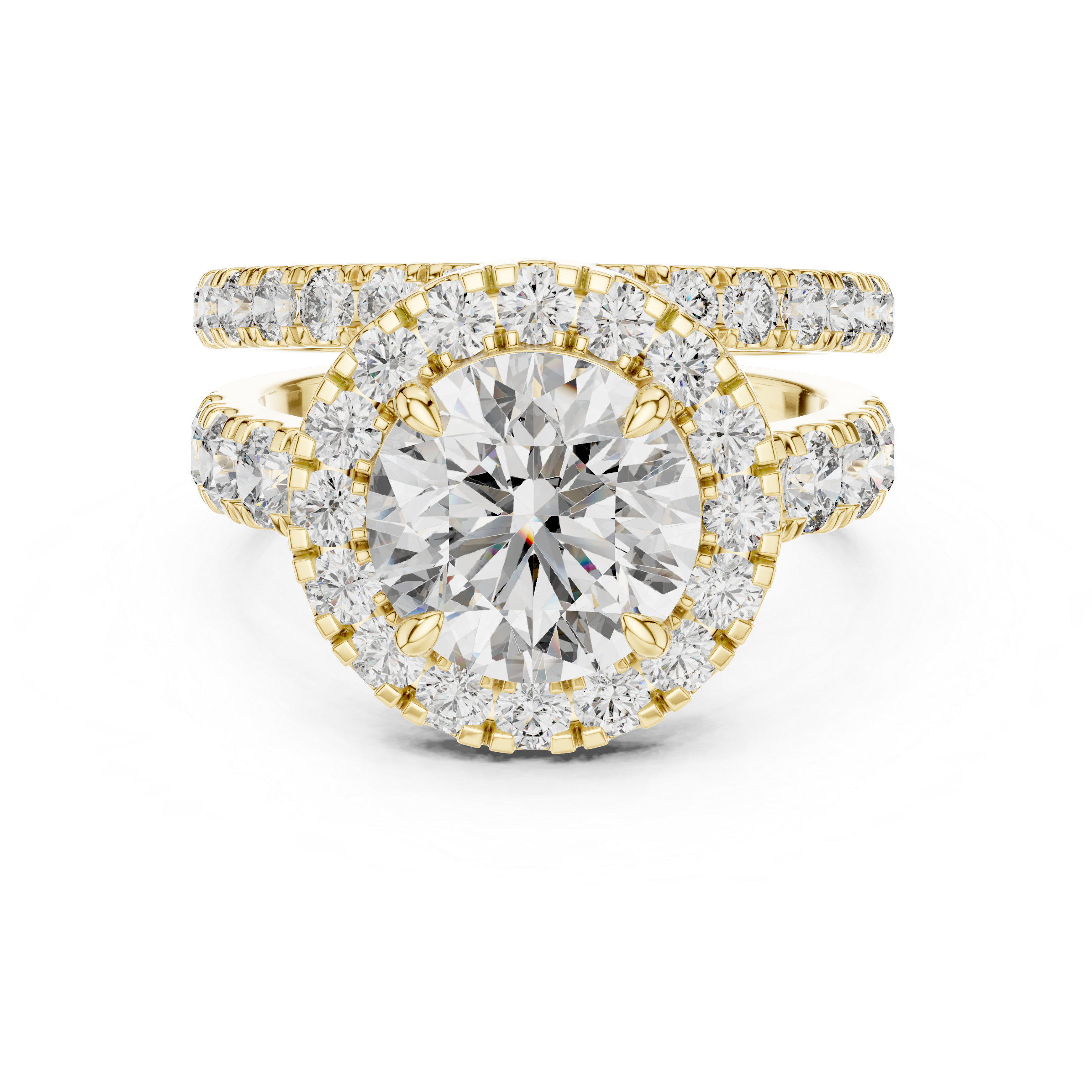 Sleek Flat Band Lab grown diamond Ring
