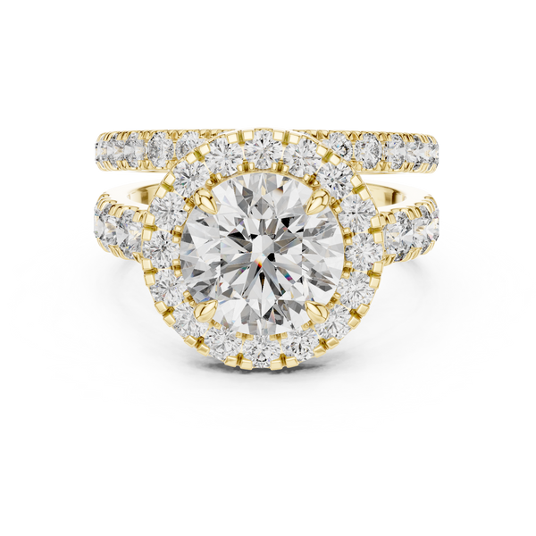 Sleek Flat Band Lab grown diamond Ring