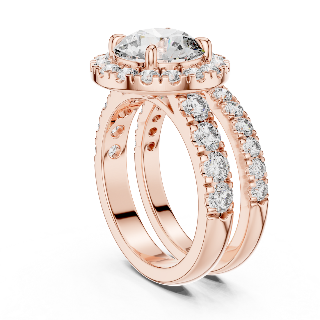 Sleek Flat Band Lab grown diamond Ring