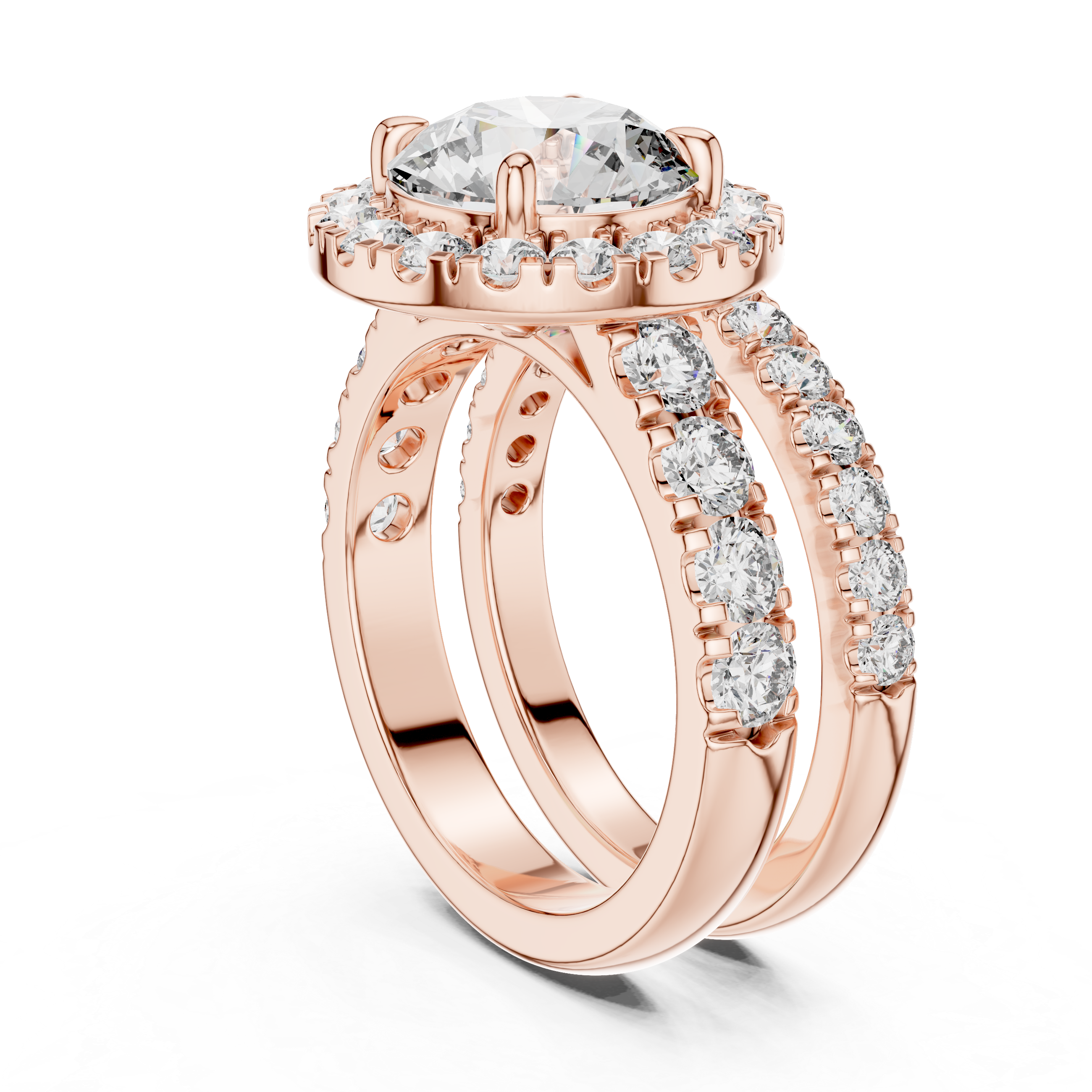 Sleek Flat Band Lab grown diamond Ring