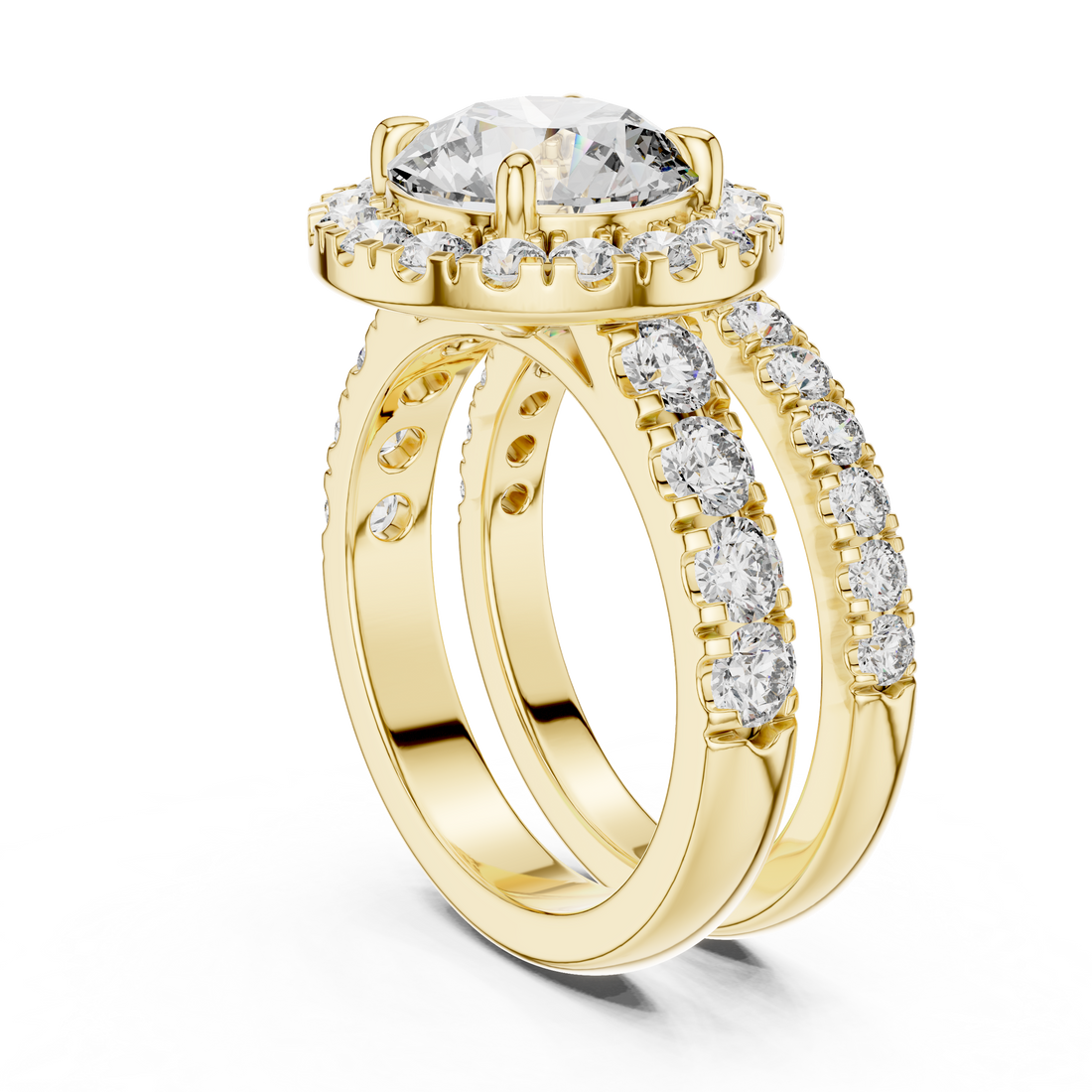 Sleek Flat Band Lab grown diamond Ring