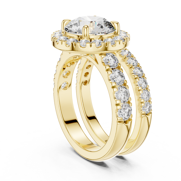 Sleek Flat Band Lab grown diamond Ring