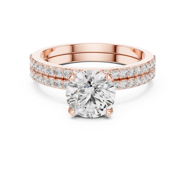 Elegant Solitaire Lab grown diamond Ring