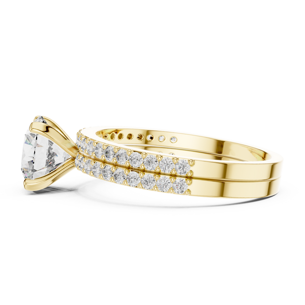 Elegant Solitaire Lab grown diamond Ring