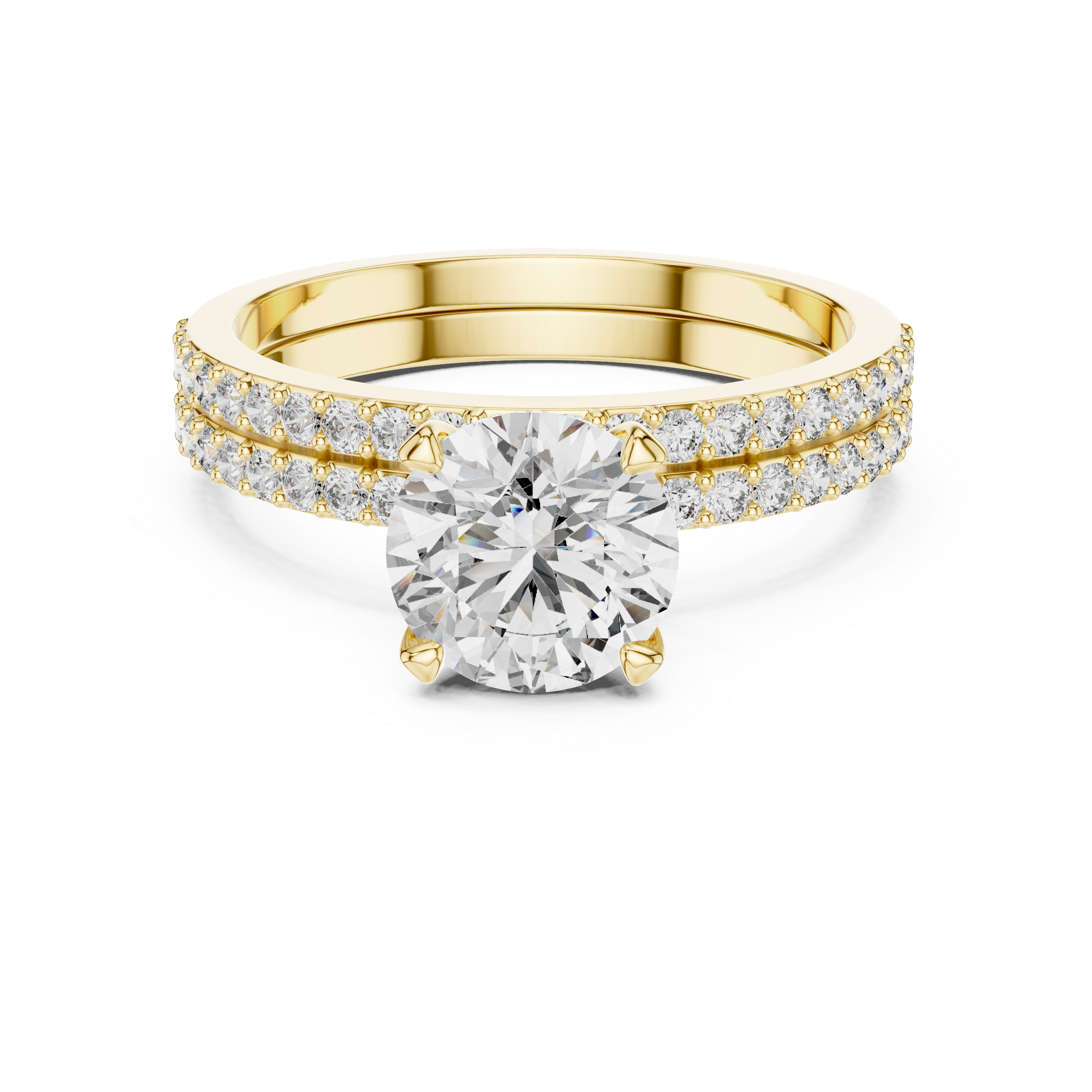 Elegant Solitaire Lab grown diamond Ring