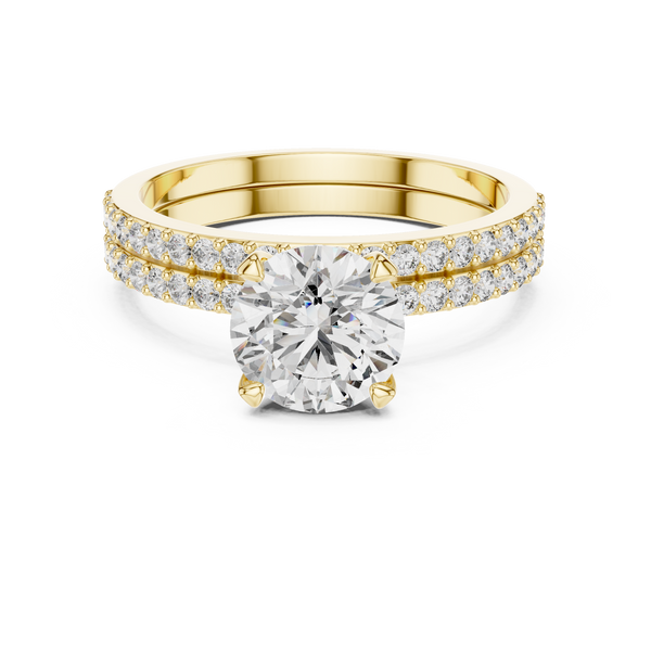 Elegant Solitaire Lab grown diamond Ring