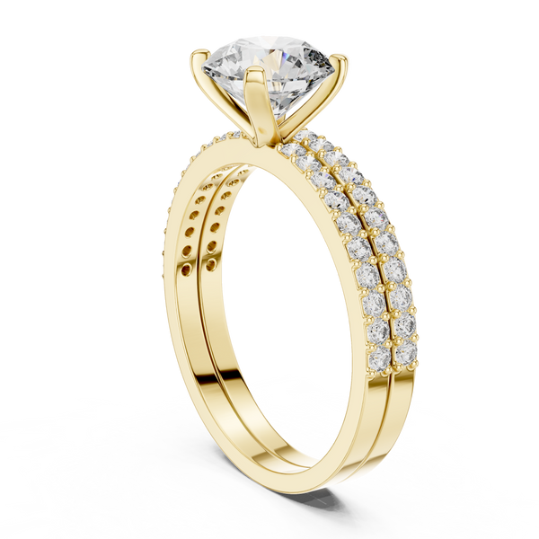 Elegant Solitaire Lab grown diamond Ring