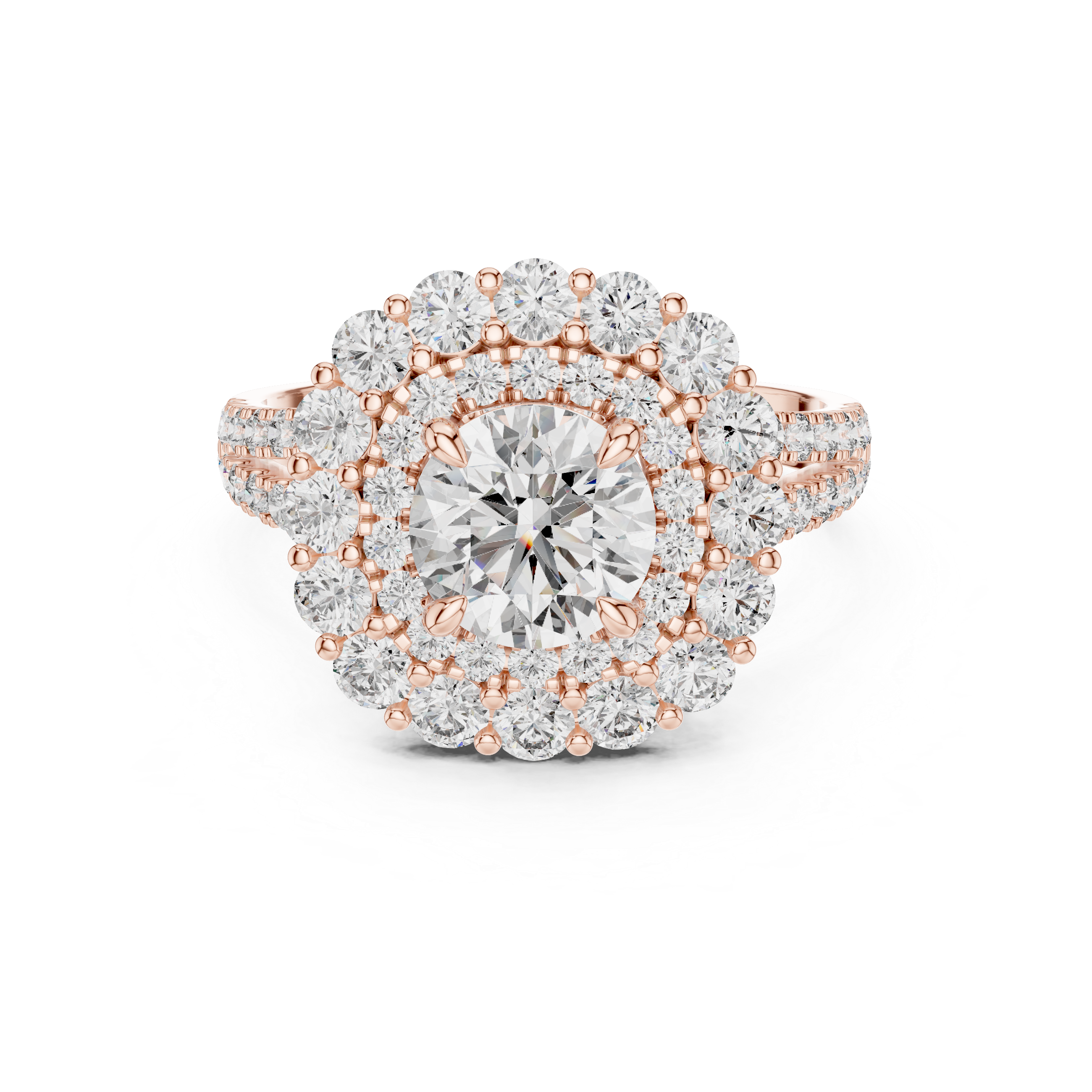 Intricate Filigree Lab grown diamond Ring
