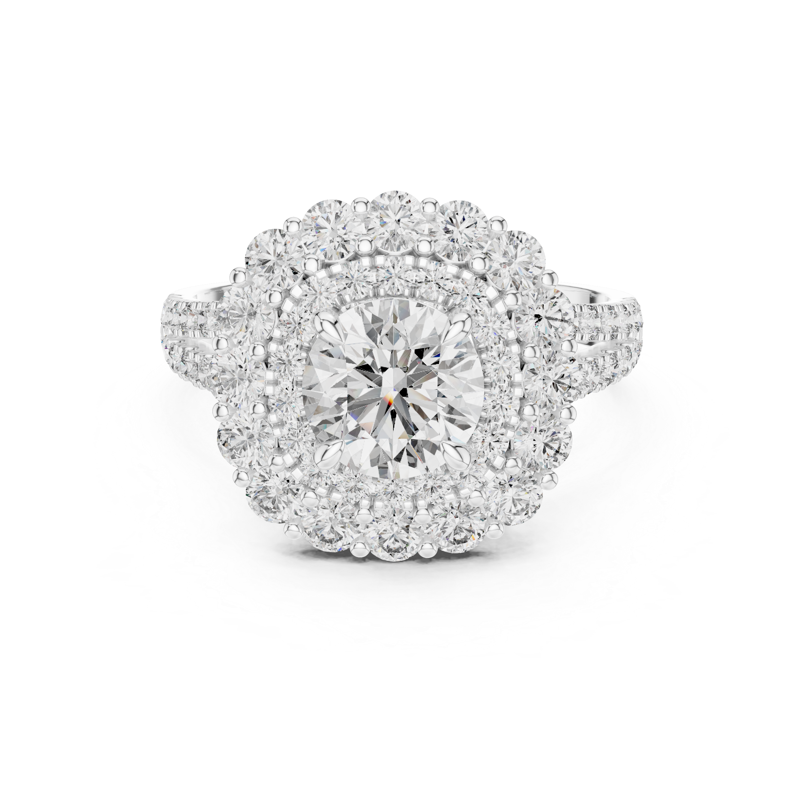 Intricate Filigree Lab grown diamond Ring