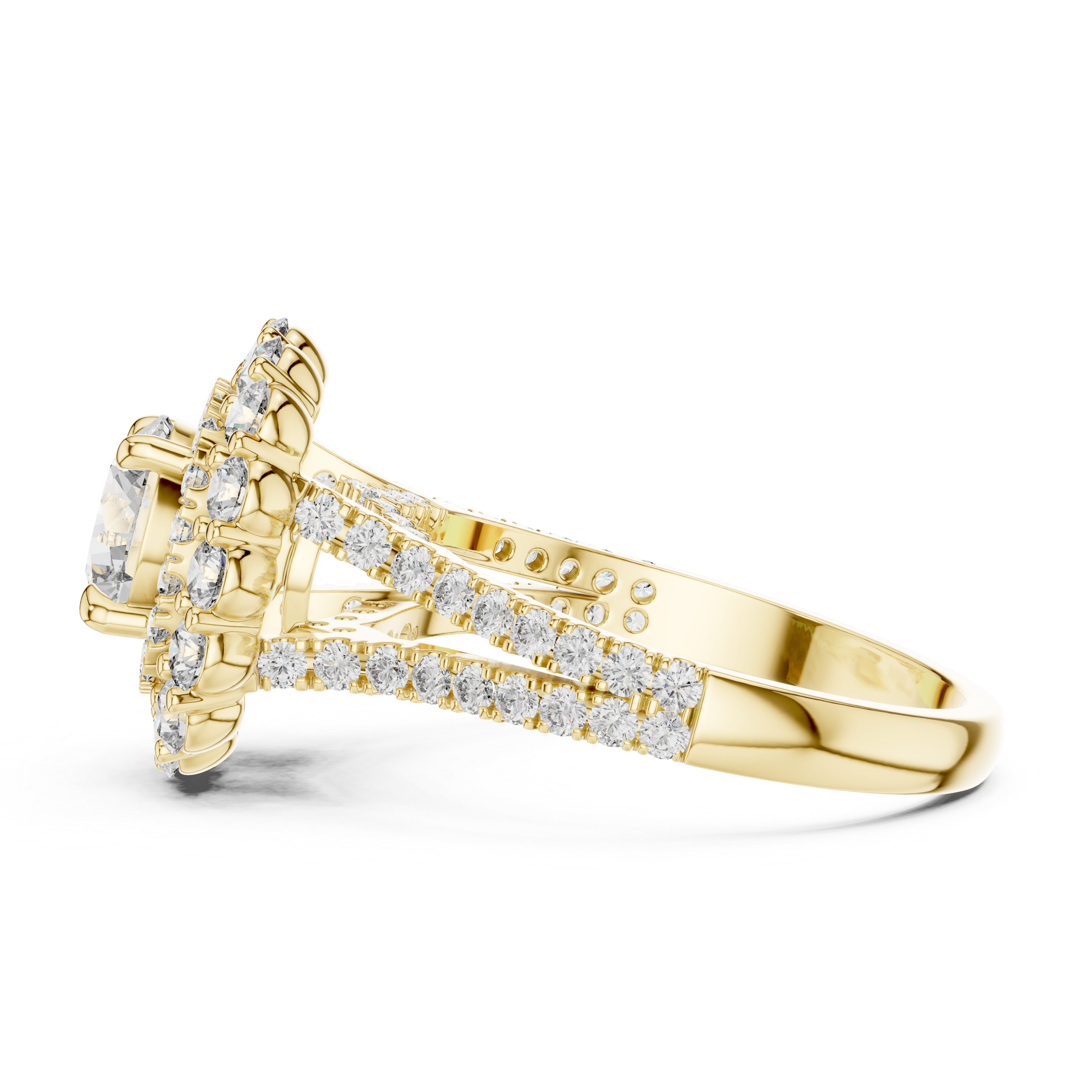 Intricate Filigree Lab grown diamond Ring