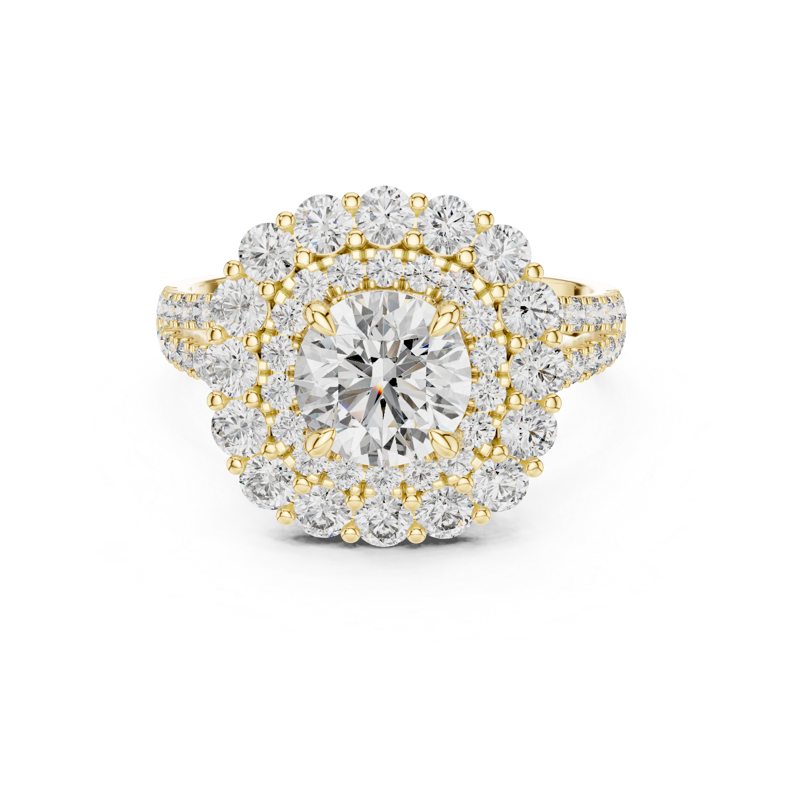 Intricate Filigree Lab grown diamond Ring