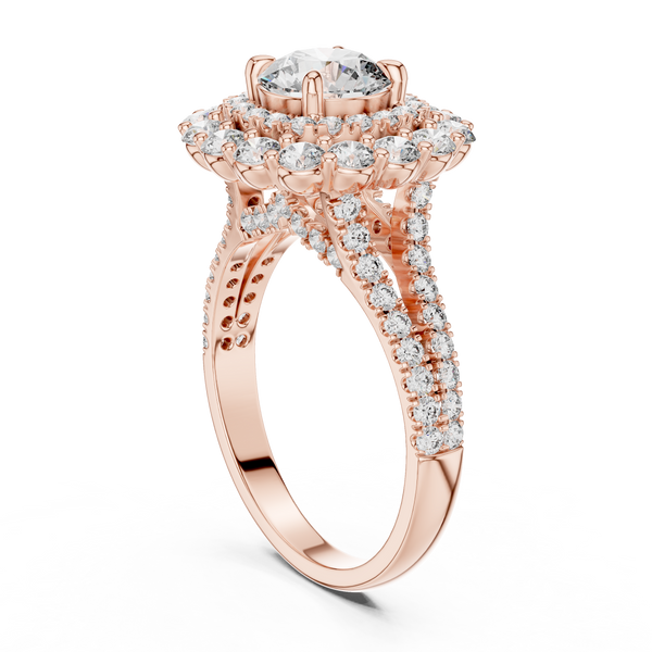 Intricate Filigree Lab grown diamond Ring