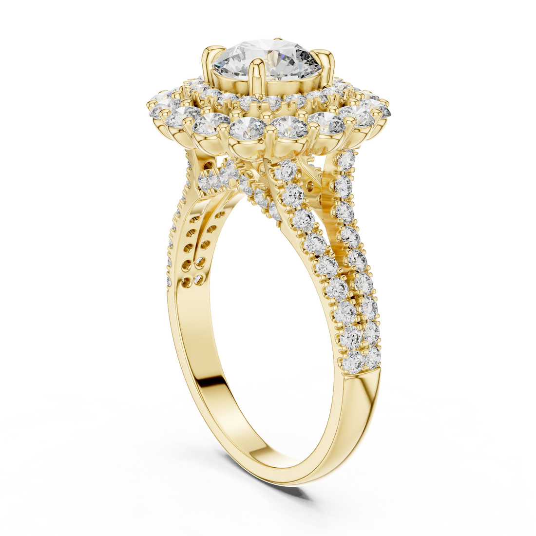 Intricate Filigree Lab grown diamond Ring