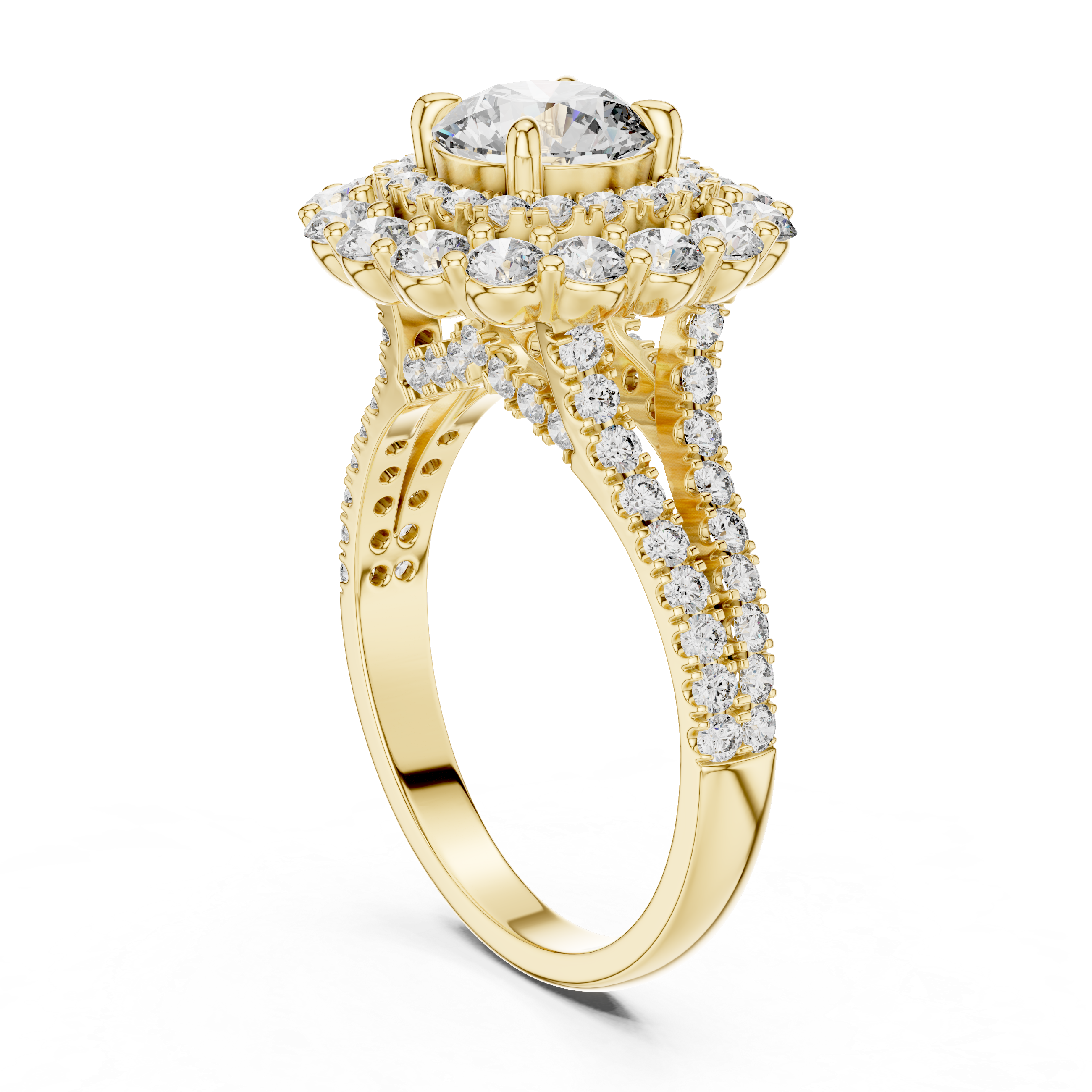 Intricate Filigree Lab grown diamond Ring
