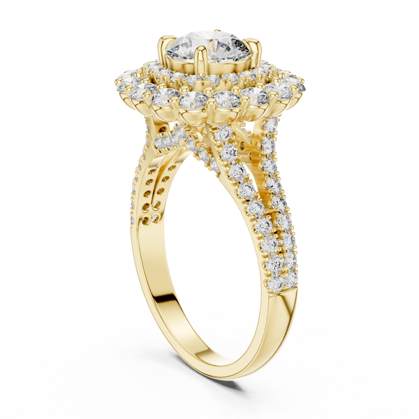 Intricate Filigree Lab grown diamond Ring