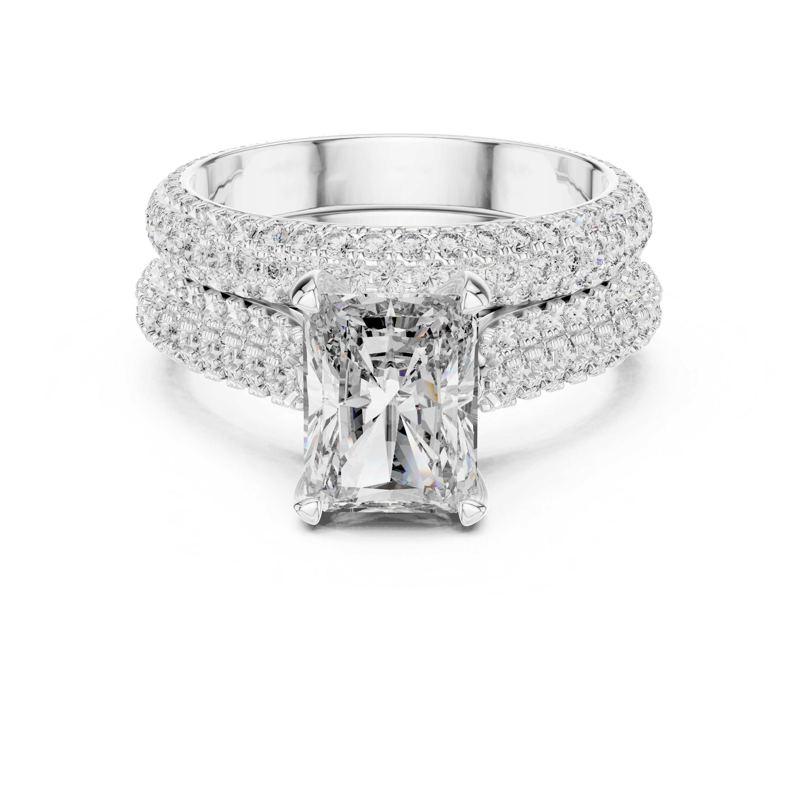 Celestial Cluster Lab grown diamond Ring