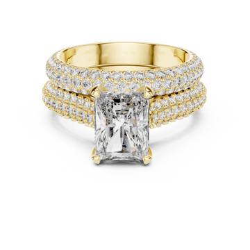 Celestial Cluster Lab grown diamond Ring
