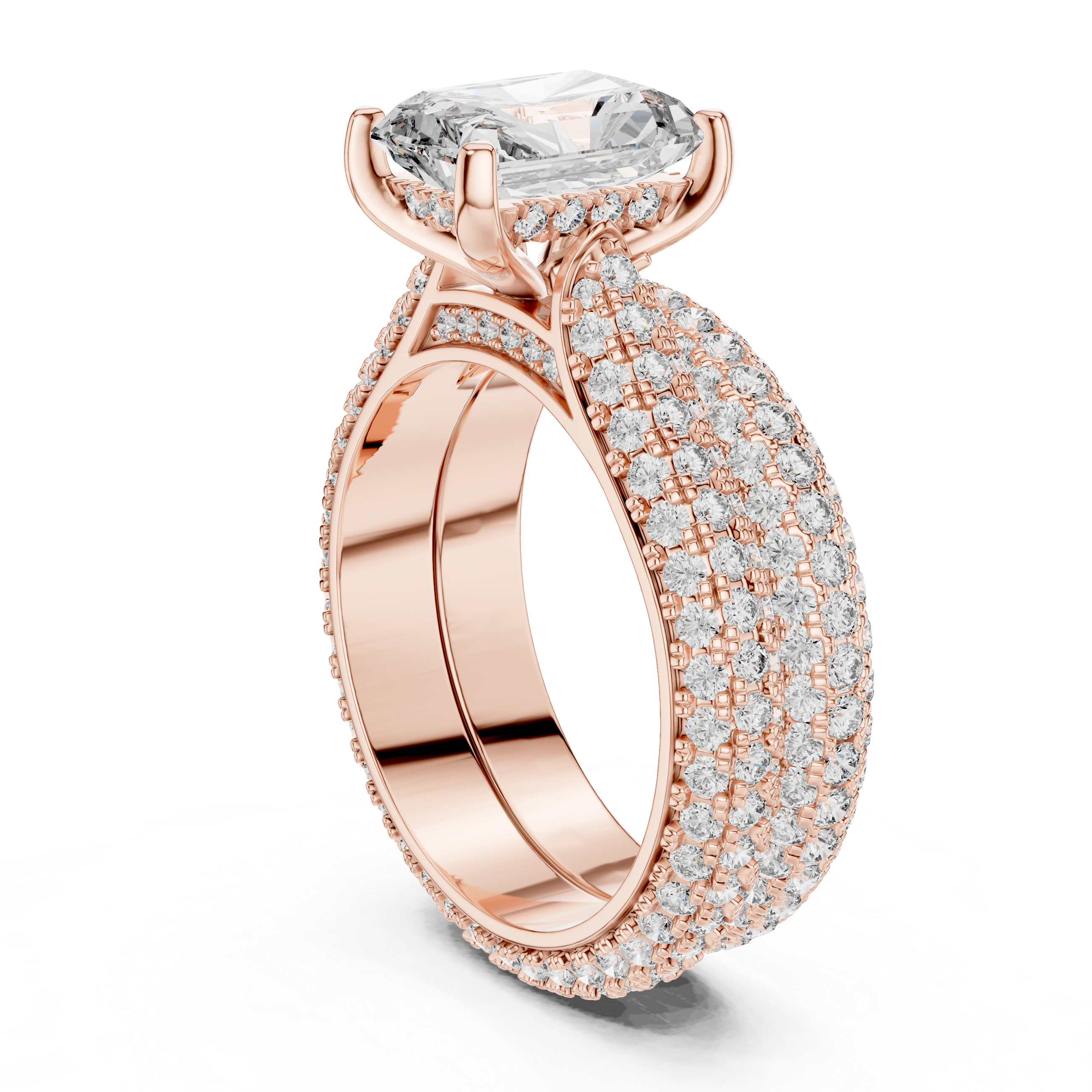 Celestial Cluster Lab grown diamond Ring