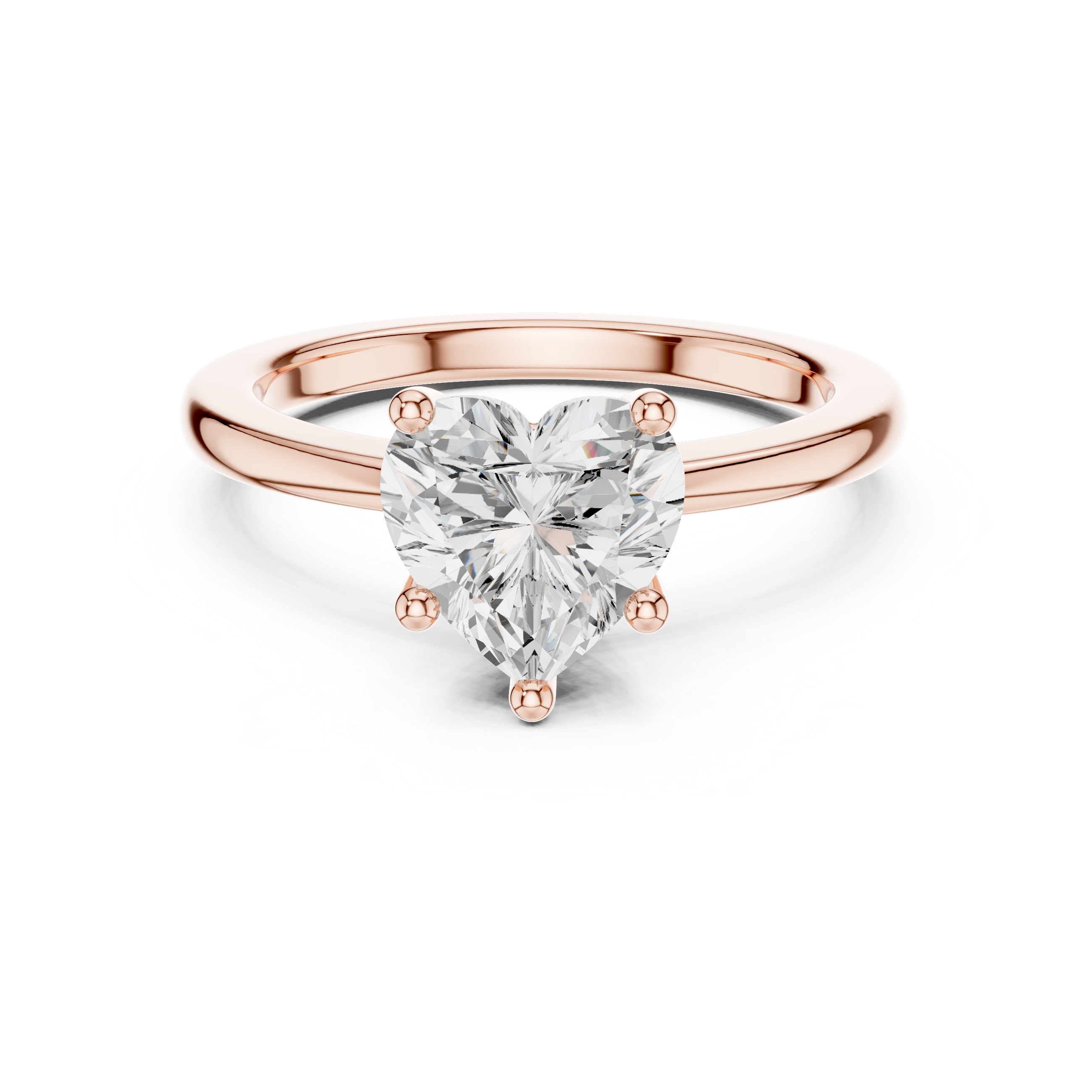 The Devoted Heart 1.5 ct Diamond Lab Grown Diamond Ring