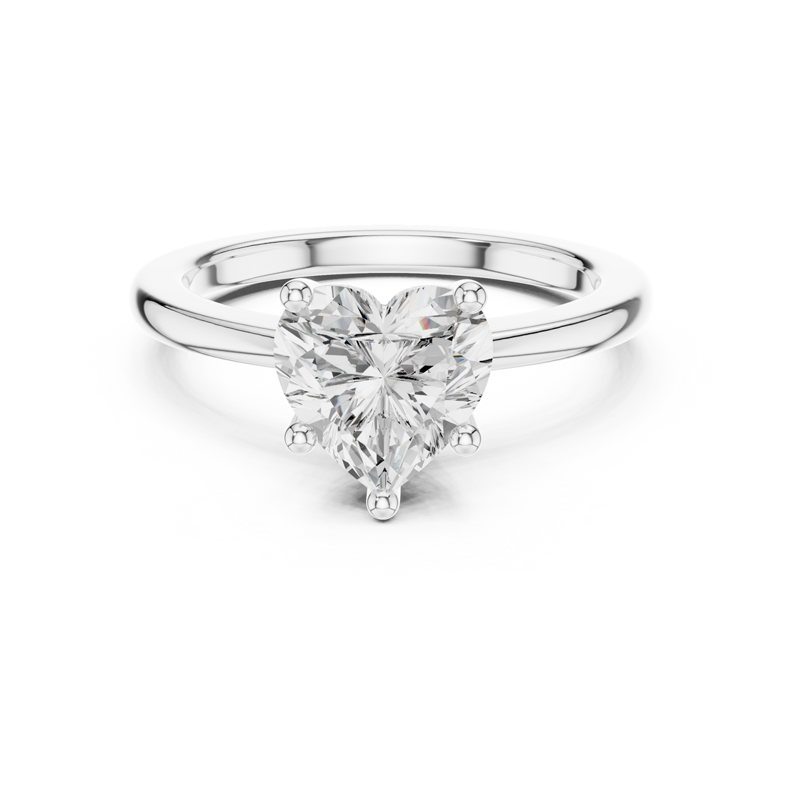 The Devoted Heart 1.5 ct Diamond Lab Grown Diamond Ring
