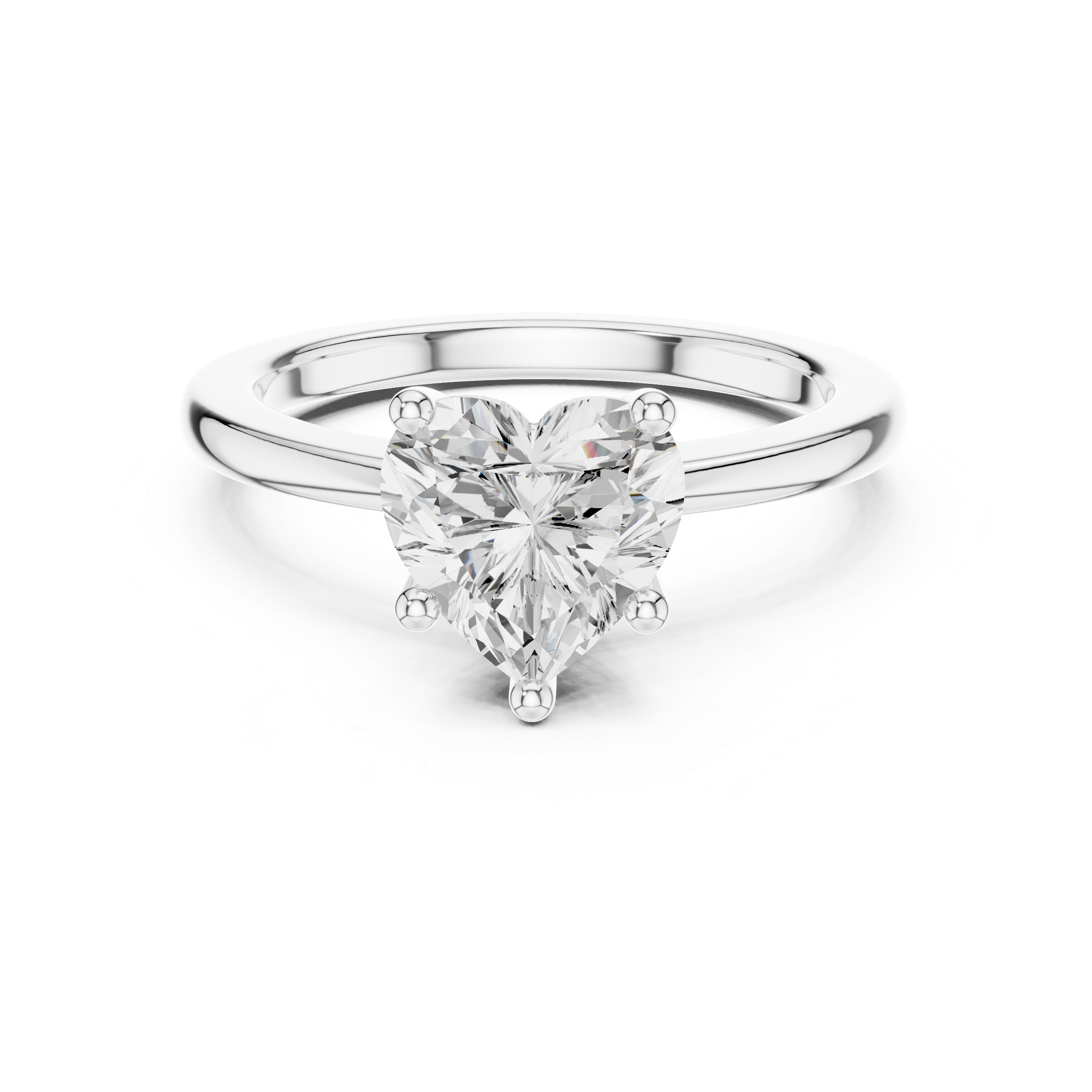 The Devoted Heart 1.5 ct Diamond Lab Grown Diamond Ring
