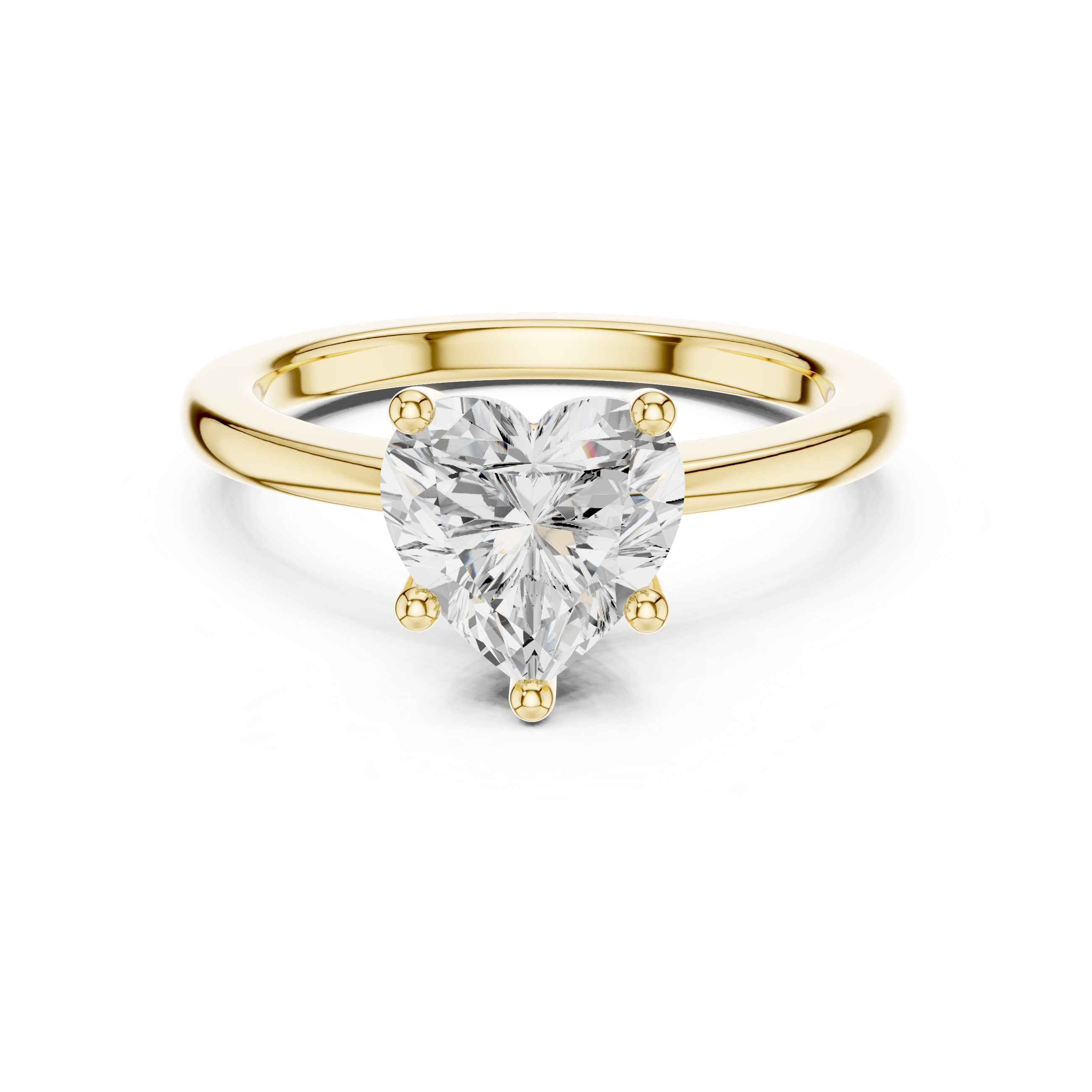 The Devoted Heart 1.5 ct Diamond Lab Grown Diamond Ring