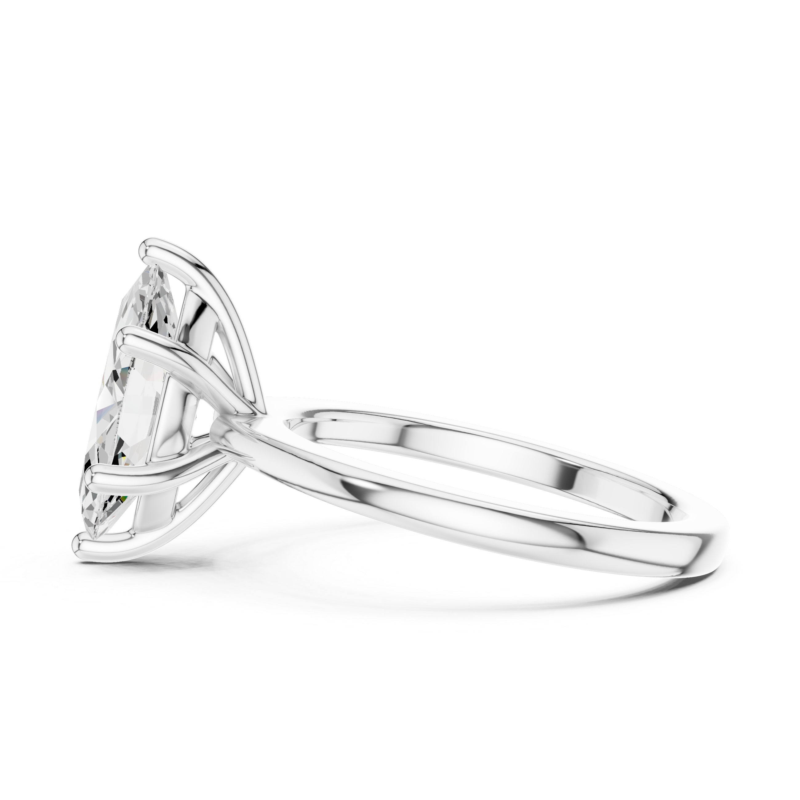 Exquisite 1.5 ct Marquise Diamond Lab Grown Diamond Ring