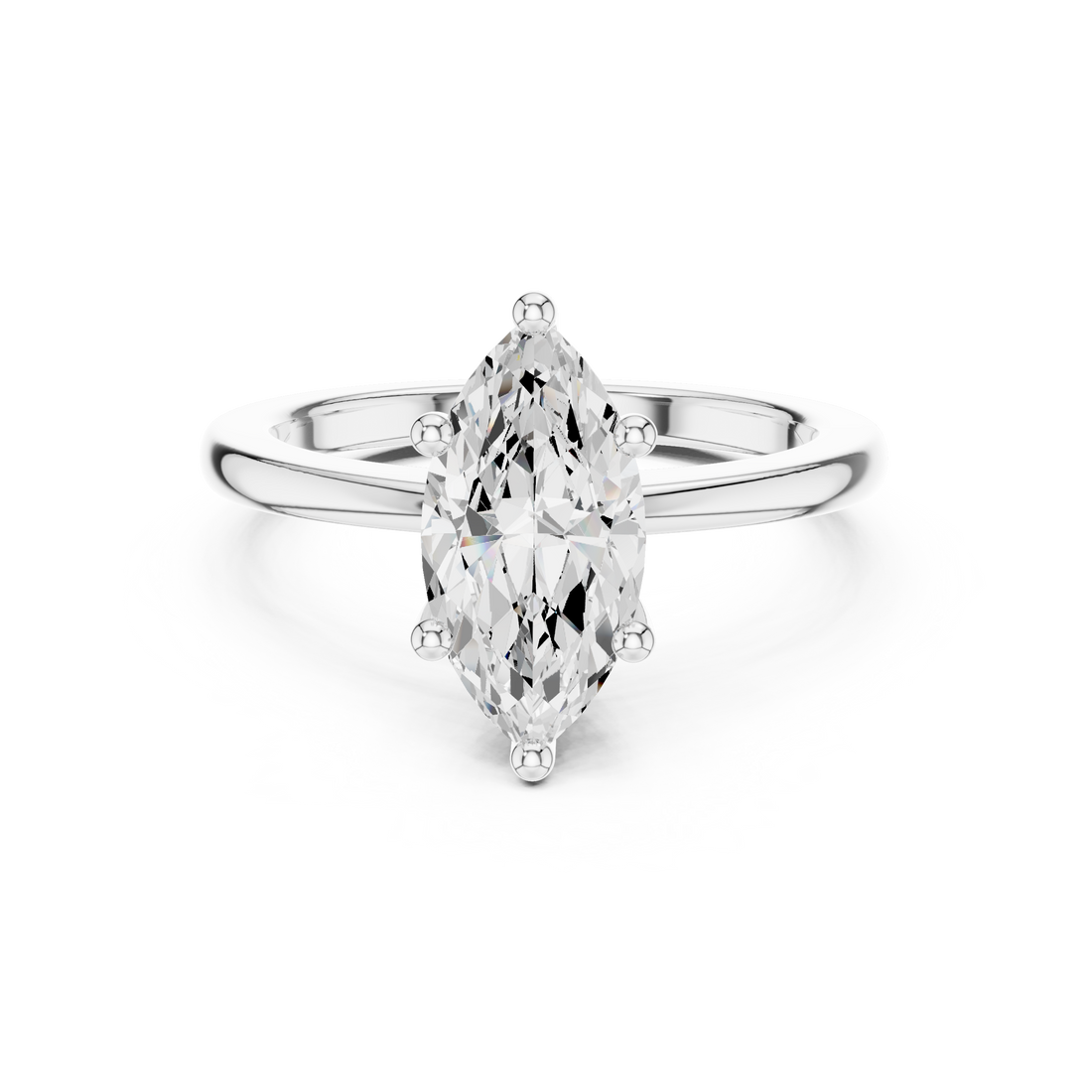 Exquisite 1.5 ct Marquise Diamond Lab Grown Diamond Ring