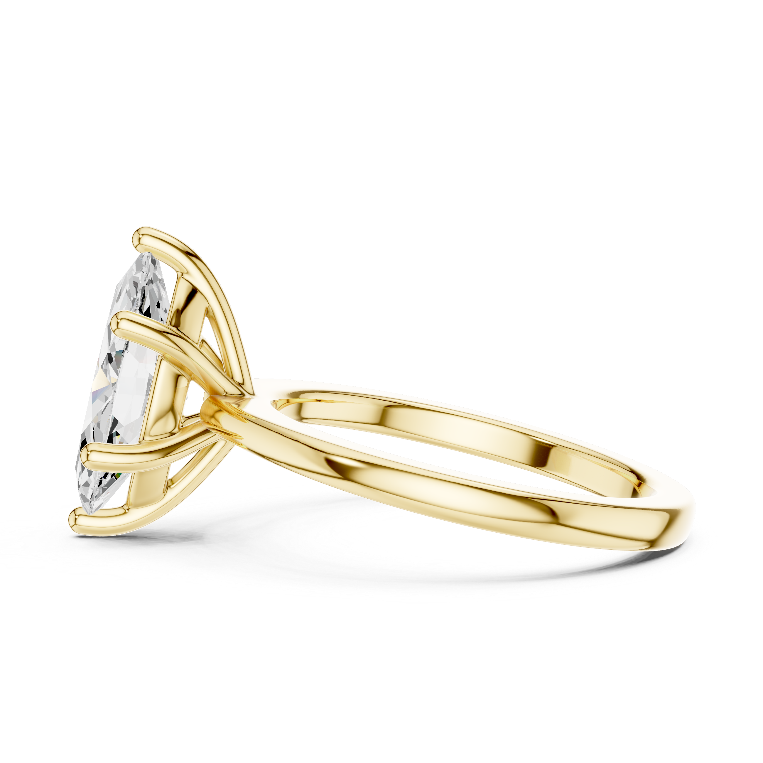 Exquisite 1.5 ct Marquise Diamond Lab Grown Diamond Ring