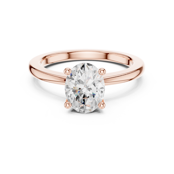 Exquisite 1.5ct Oval Diamond Lab Grown Diamond Ring