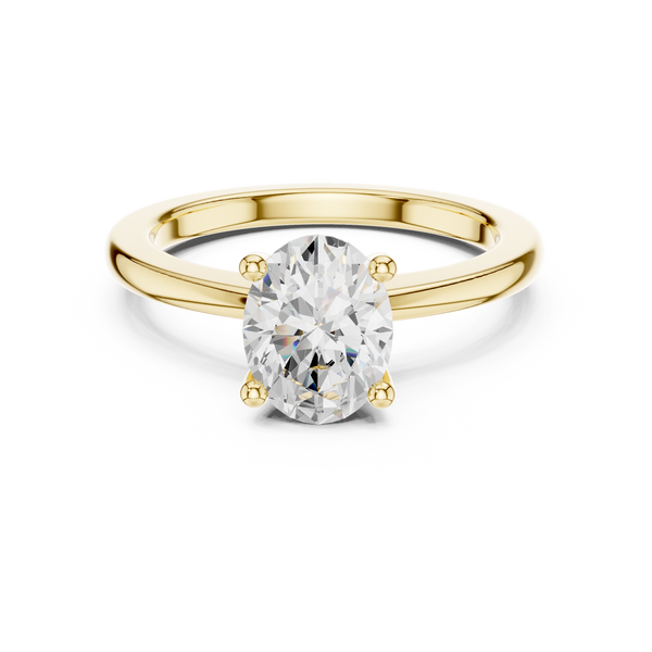 Exquisite 1.5ct Oval Diamond Lab Grown Diamond Ring