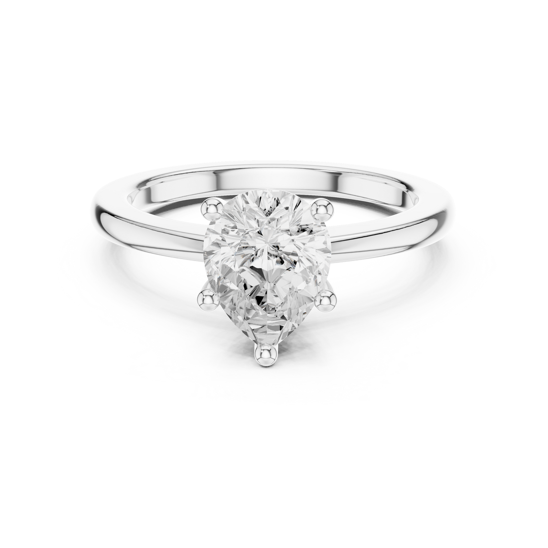 1.5 ct Pear Diamond Harmony Lab Grown Diamond Ring