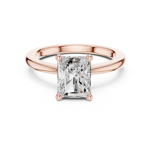 Radiant 1.5 ct Diamond Solitaire Lab Grown Diamond Ring