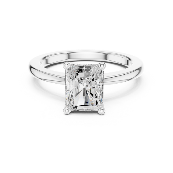 Radiant 1.5 ct Diamond Solitaire Lab Grown Diamond Ring