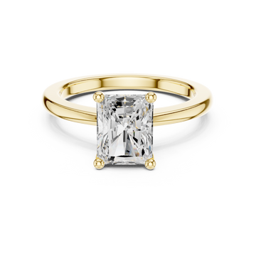 Radiant 1.5 ct Diamond Solitaire Lab Grown Diamond Ring