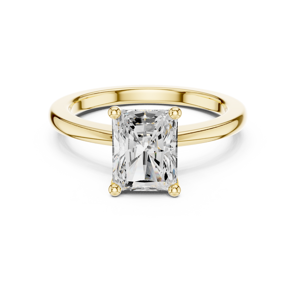 Radiant 1.5 ct Diamond Solitaire Lab Grown Diamond Ring