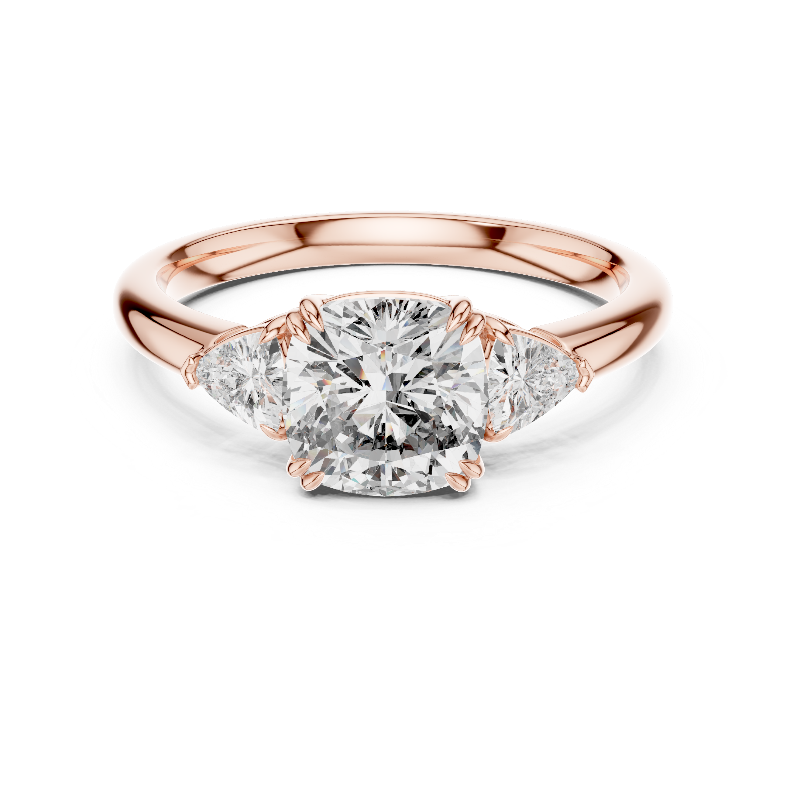 Bold Wide Band Lab grown diamond Ring
